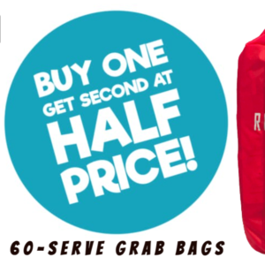 60-Serve Grab Bag - WEEKLY DEAL -- Buy 1, Get 2nd at HALF PRICE