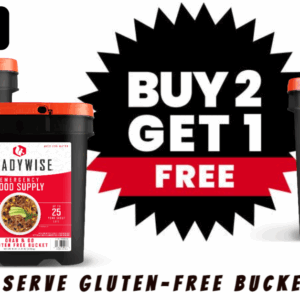 84-Serve Buckets -- WEEKLY DEAL -- BUY 2, GET 1 FREE