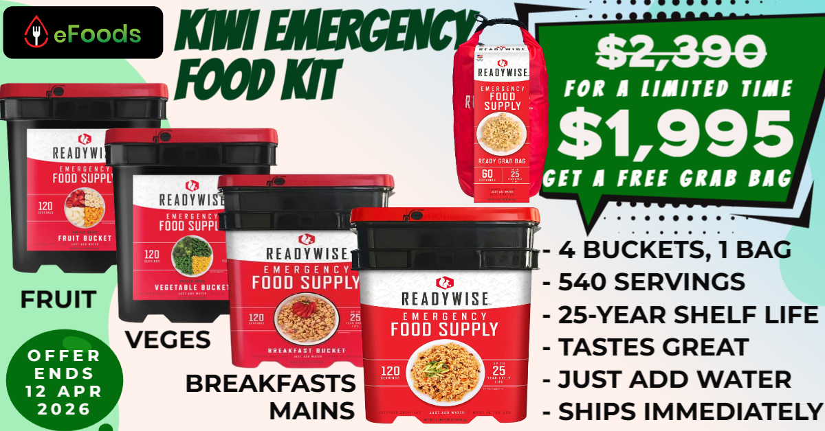 KIWI EMERGENCY FOOD KIT