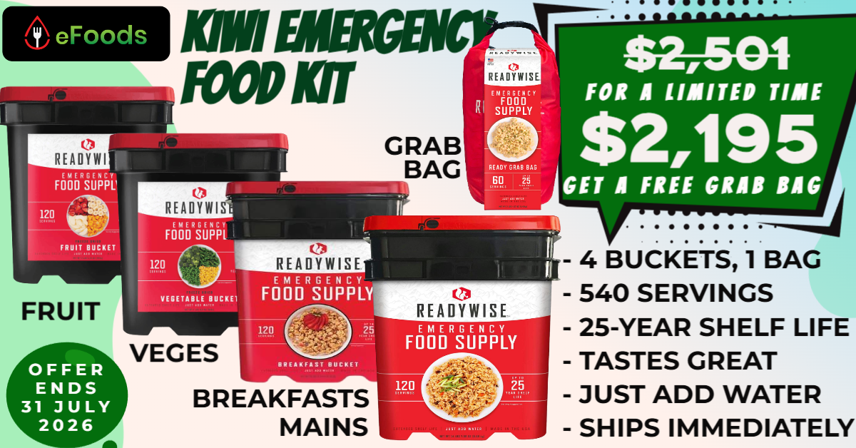KIWI EMERGENCY FOOD KIT